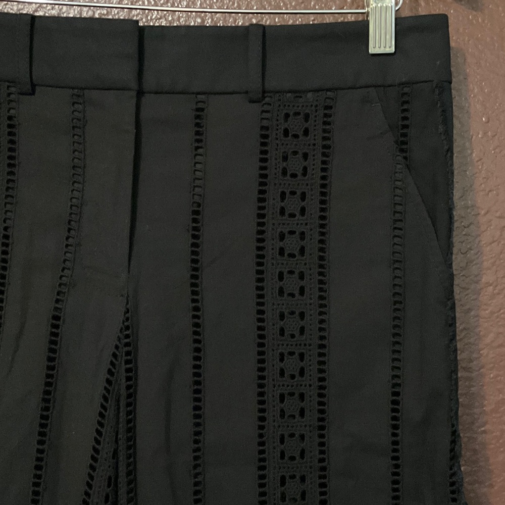 Veronica Beard Leta gaucho Women's Black Wide-Leg Pants - Picture 5 of 16